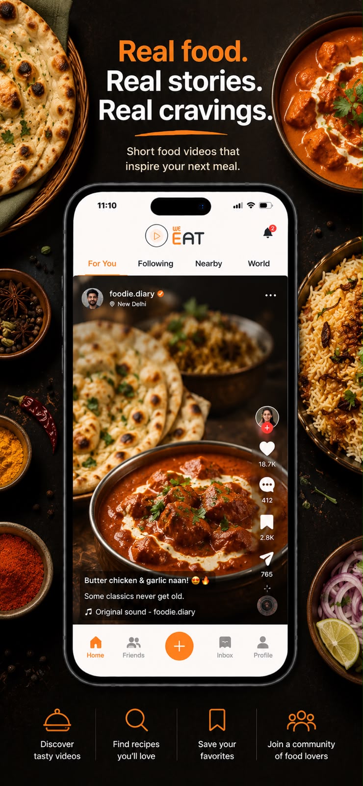 Your food deserves an audience